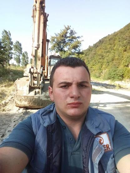 İş makinesi uçuruma yuvarlandı: 1 ölü