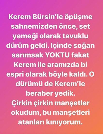 Kerem Bürsinden olay Nilperi Şahinkaya açıklaması