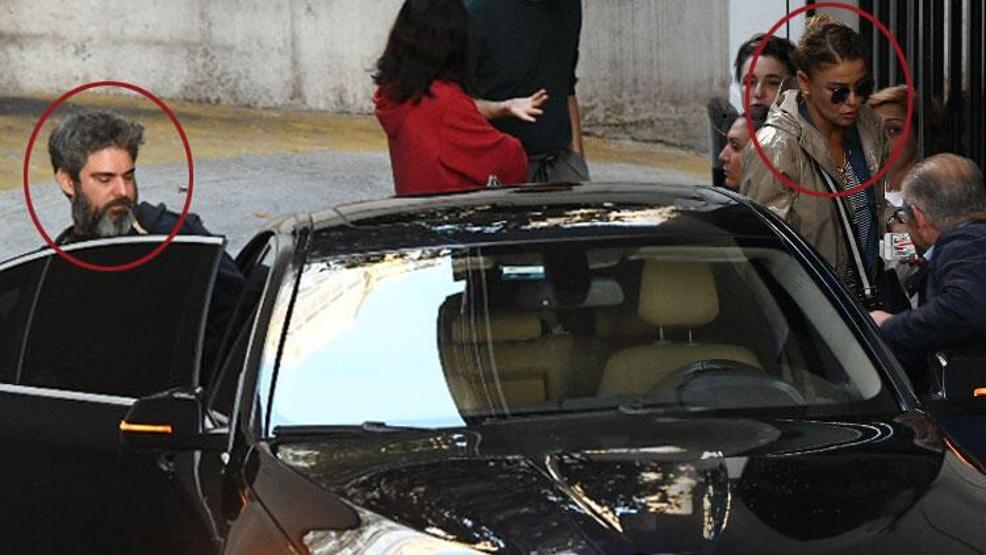 Gülben Ergen ile Emre Irmak Nişantaşında... Mal kabul kapısından çıktılar