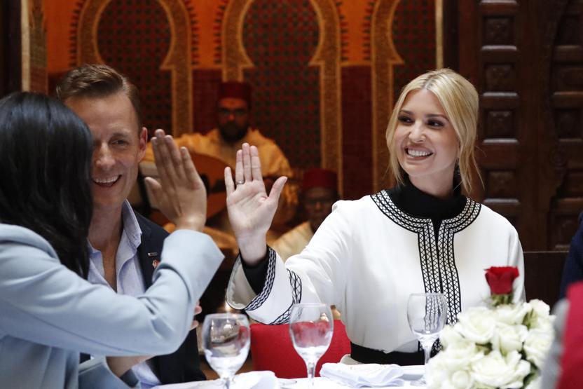 Ivanka Trumpın ziyaretine damga vuran anlar
