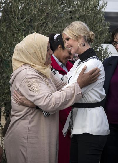 Ivanka Trumpın ziyaretine damga vuran anlar