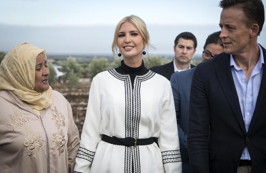 Ivanka Trumpın ziyaretine damga vuran anlar