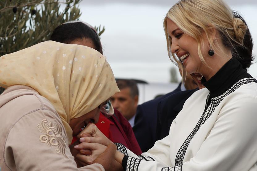 Ivanka Trumpın ziyaretine damga vuran anlar