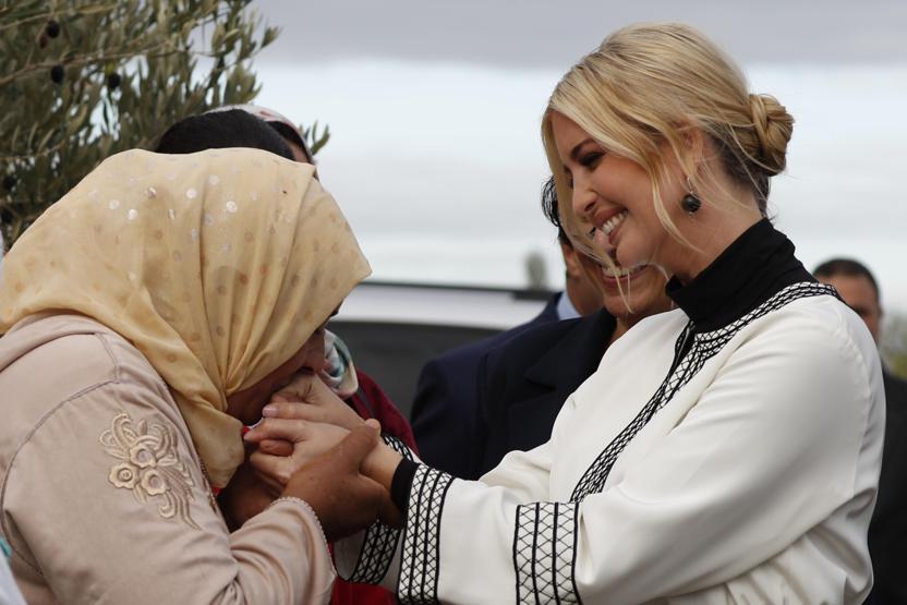 Ivanka Trumpın ziyaretine damga vuran anlar