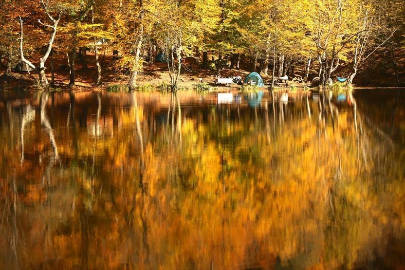 Bolu ve Düzcede büyüleyen doğa görüntüleri