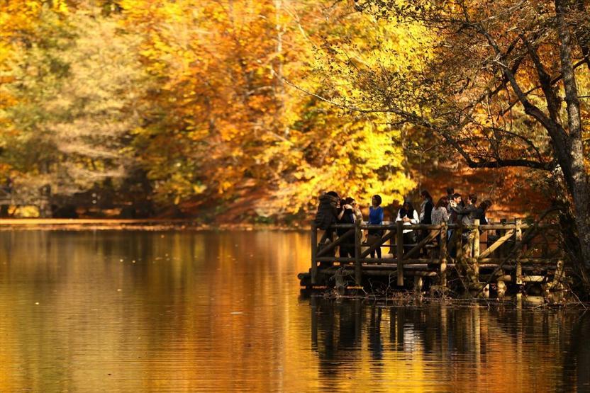 Bolu ve Düzcede büyüleyen doğa görüntüleri