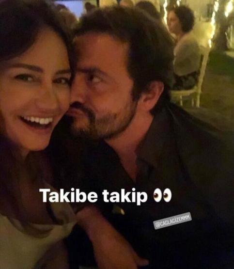 Ahmet Kuraldan sevgilisi Çağla Gizem Çelikle ilk paylaşım