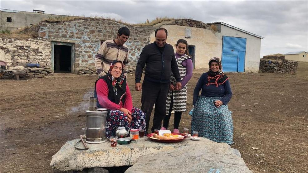 Karsta köylerde kış hazırlığı
