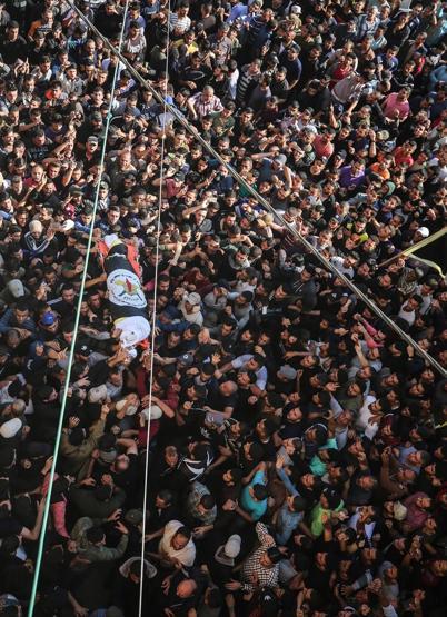 İslami Cihadın komutanlarından Ebul Atanın cenazesi toprağa verildi