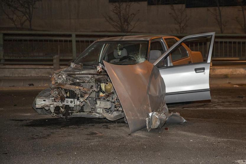 Yer: Ankara Babasının otomobilini kaçıran genç kaza yaptı