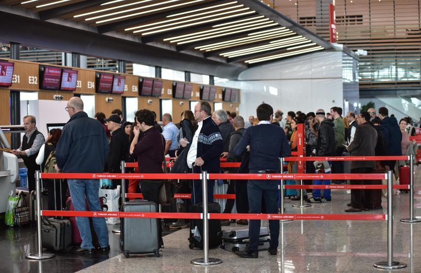 İstanbul Havalimanı ara tatille hareketlendi