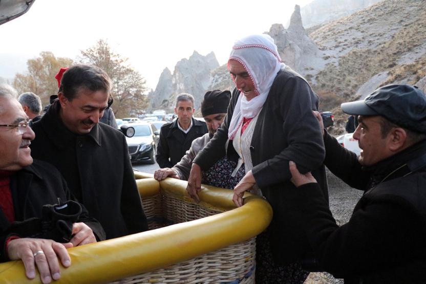 Kayseride ilk kez balon havalandı