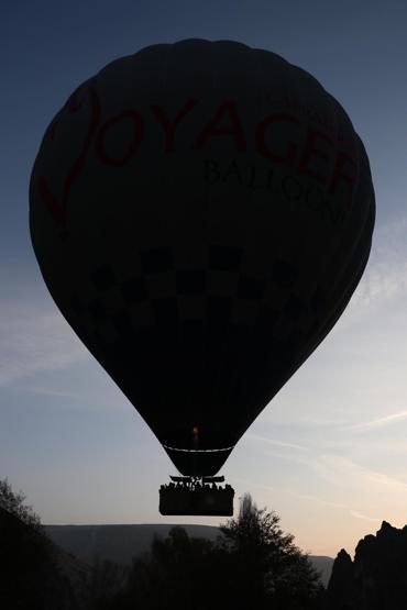 Kayseride ilk kez balon havalandı