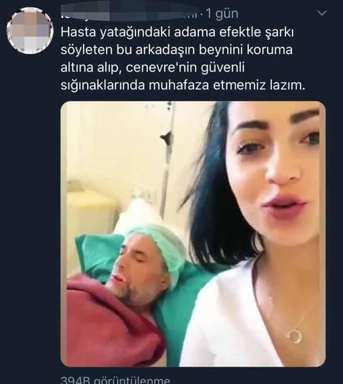 Babası ile çektiği video başına dert açtı