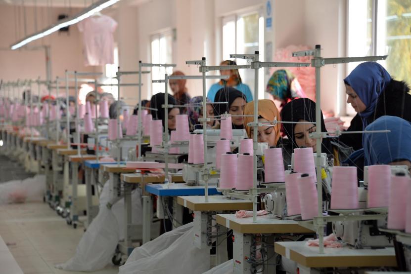 Devlet desteğiyle açıldı 460 kadına ekmek kapısı oldu