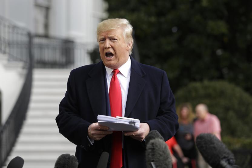 Trumpın defterinde dikkat çeken yazı