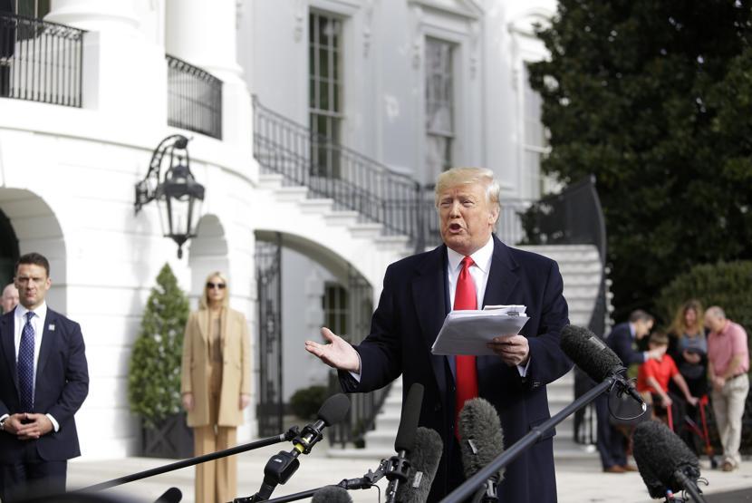 Trumpın defterinde dikkat çeken yazı