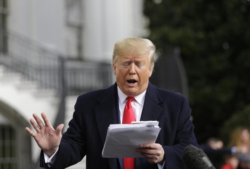 Trumpın defterinde dikkat çeken yazı