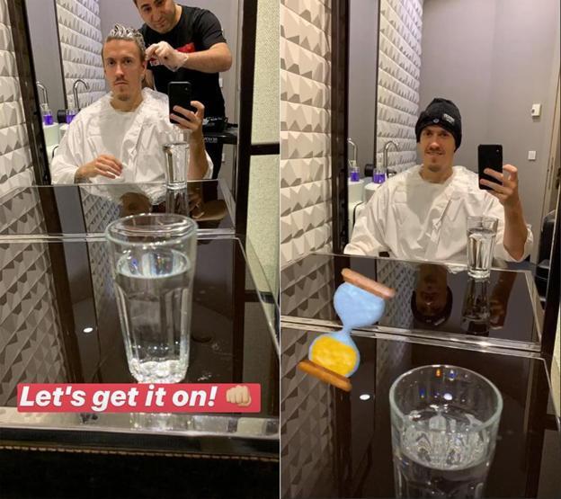Max Kruse saçlarını boyattı