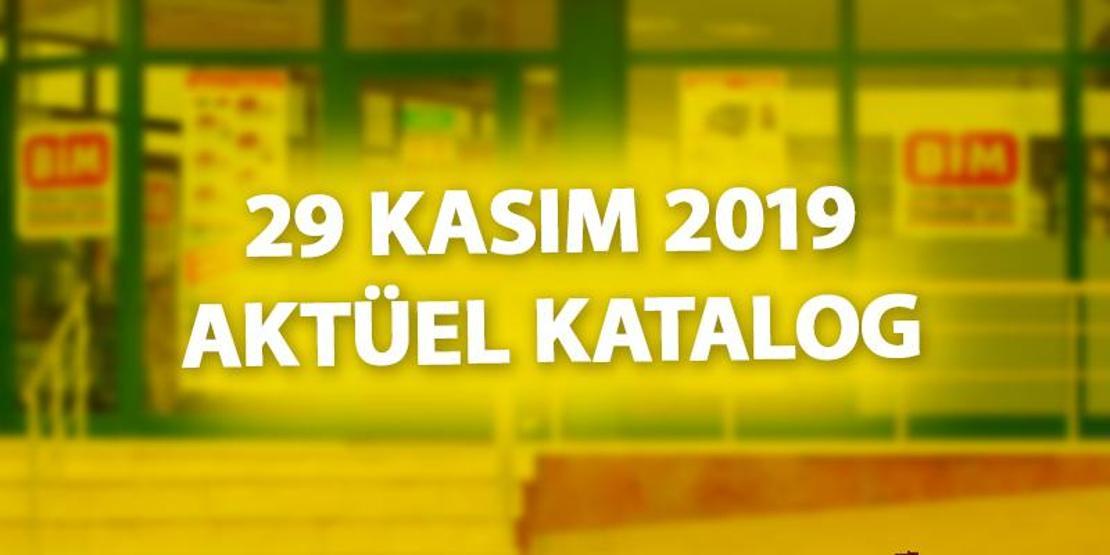 BİM aktüel katalog 29 Kasım 2019 Cuma indirimli ürünler listesi
