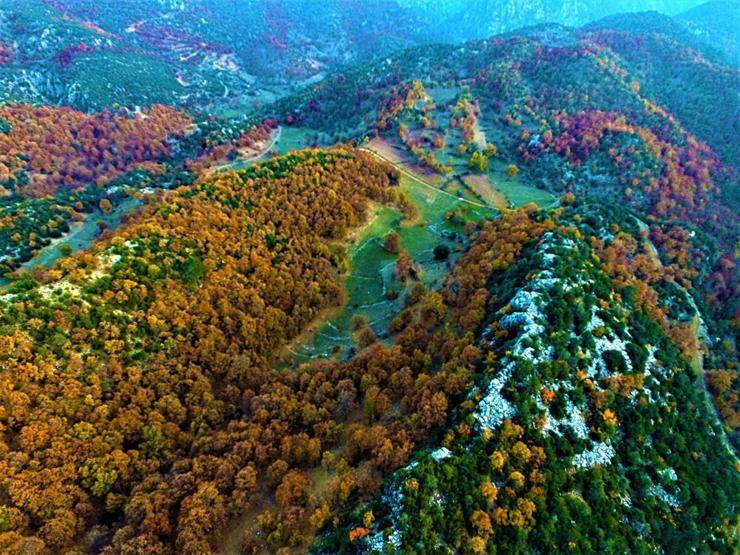Karanlıkdere Kanyonunda sonbahar güzelliği