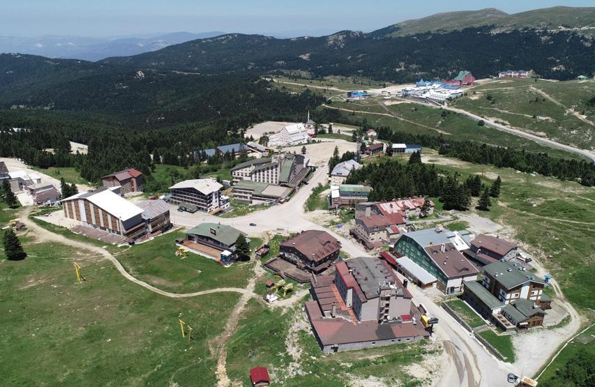 Uludağda her şey hazır, kar yok