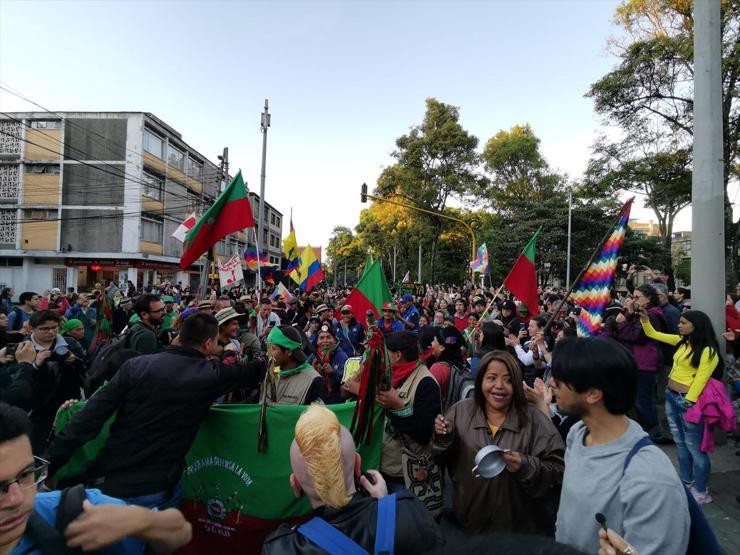 Kolombiyadaki protestolar sürüyor