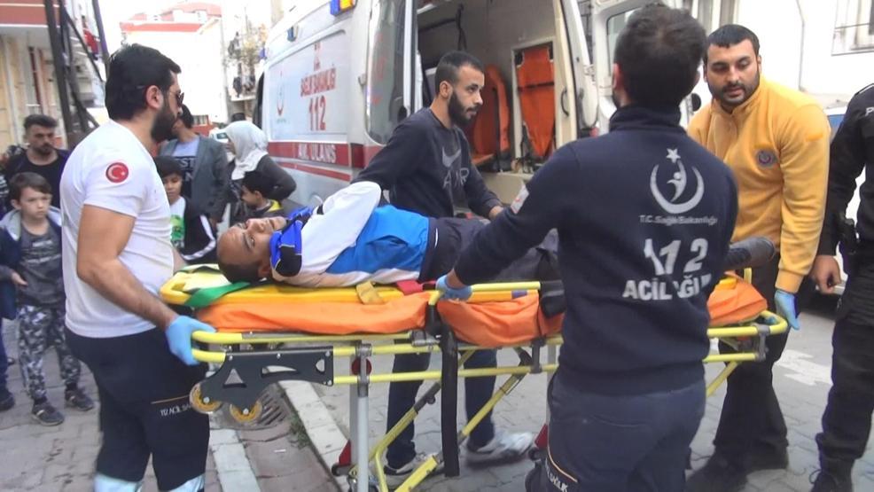 Esenyurtta demir sopalı kavga kamerada
