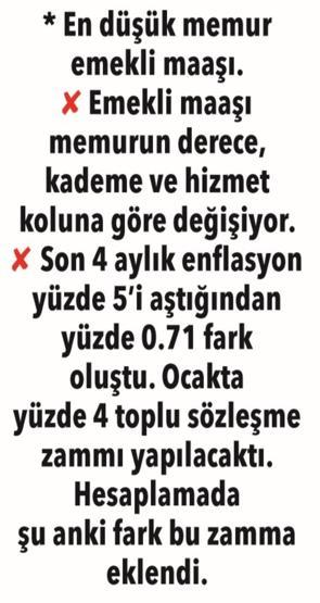 Emekli yeni yılda ne kadar maaş alacak İşte muhtemel zam oranı