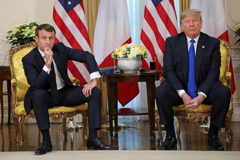 Zirveye damga vuran anlar: 3 lider Trumpı çekiştirirken böyle yakalandı