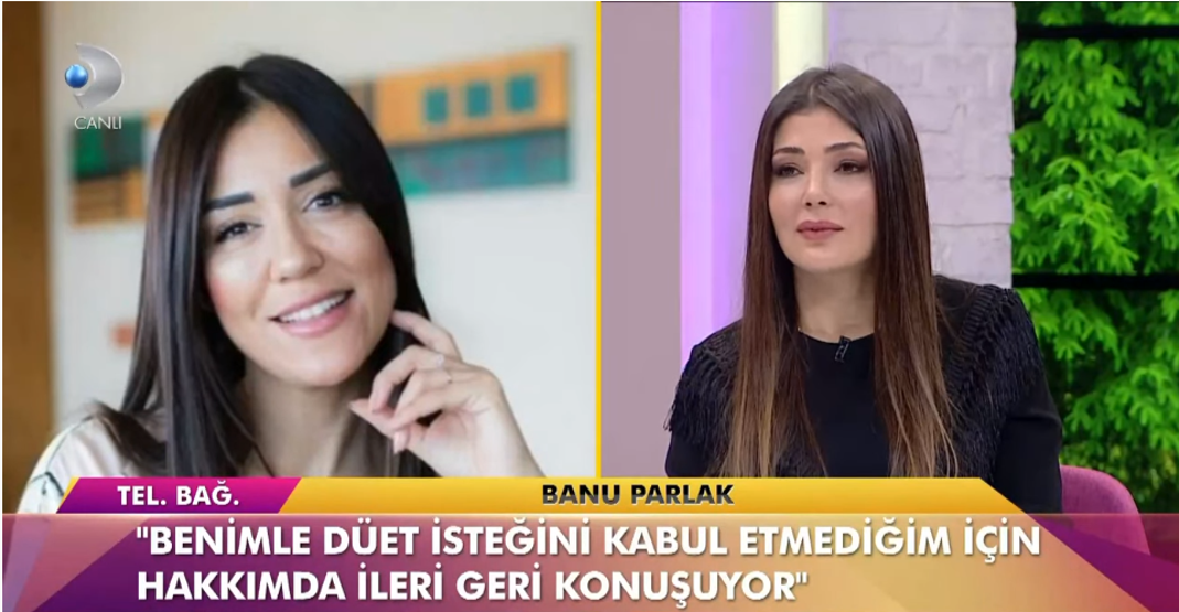 Nez Demir ile Banu Parlak canlı yayında birbirine girdi