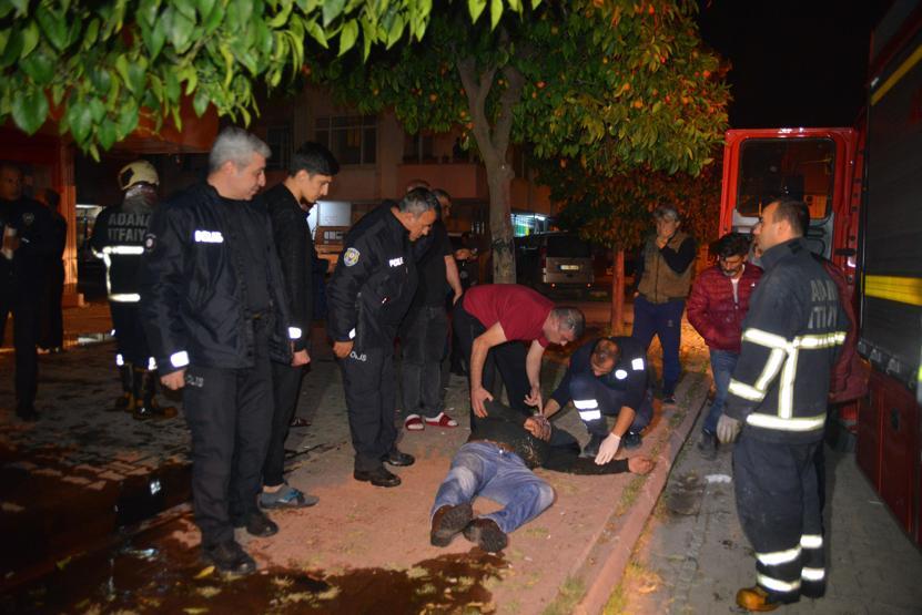 İş yeri yangınında bir kişi dumandan etkilendi