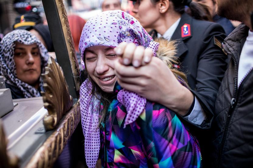 Şehit Esma Çevik son yolculuğuna uğurlandı