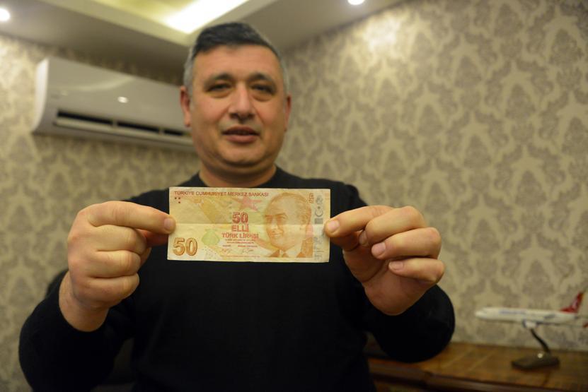 Hatalı basılan para için 50 bin lira istiyor
