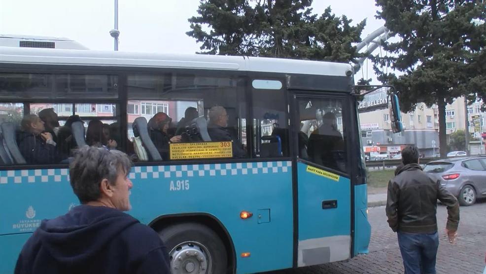 Otobüste taciz iddiası ortalığı karıştırdı