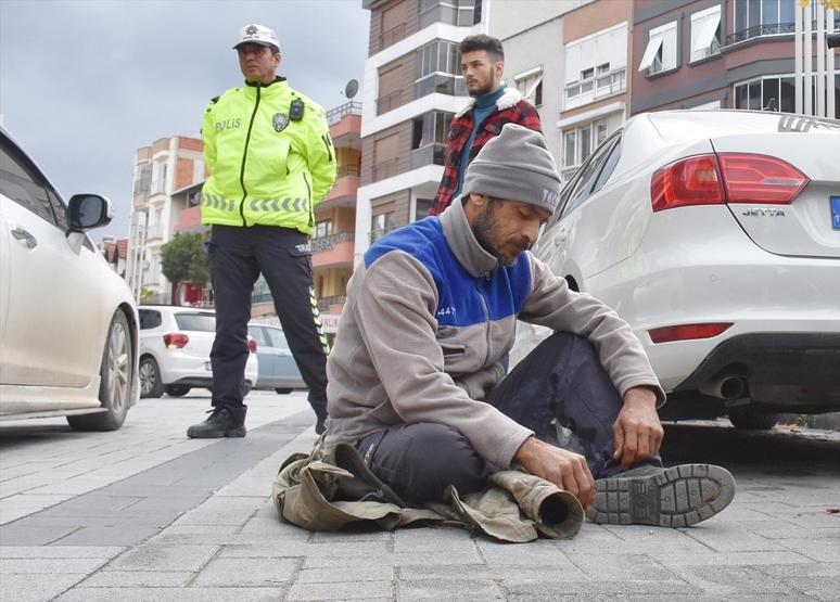 Ceza kesilince böyle protesto etti