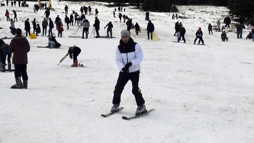 Uludağda 2 kilometrelik kuyruk oluştu
