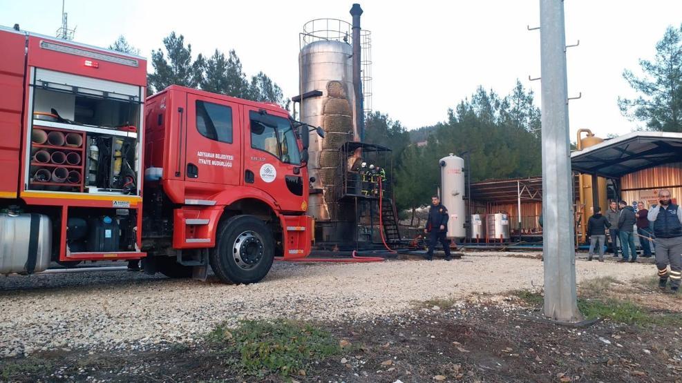 Ham petrol tankında korkutan yangın