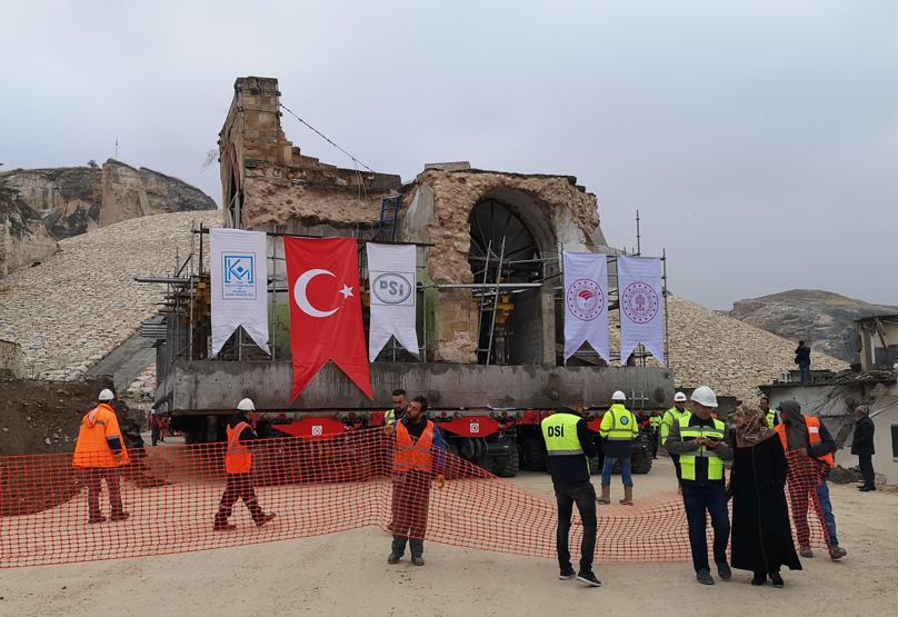 Hasankeyfteki son eser Er-Rızk Camisi taşınıyor