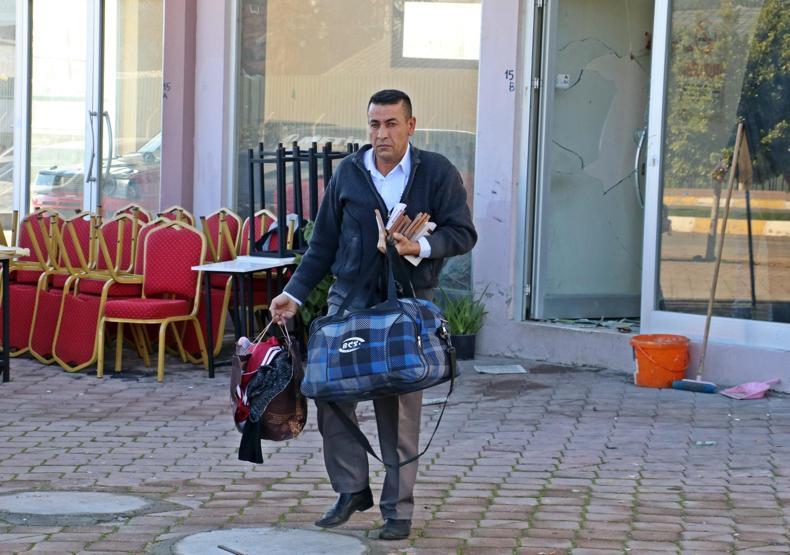 2 aylık kira için iş yerine icra gelen kadın sinir krizi geçirdi