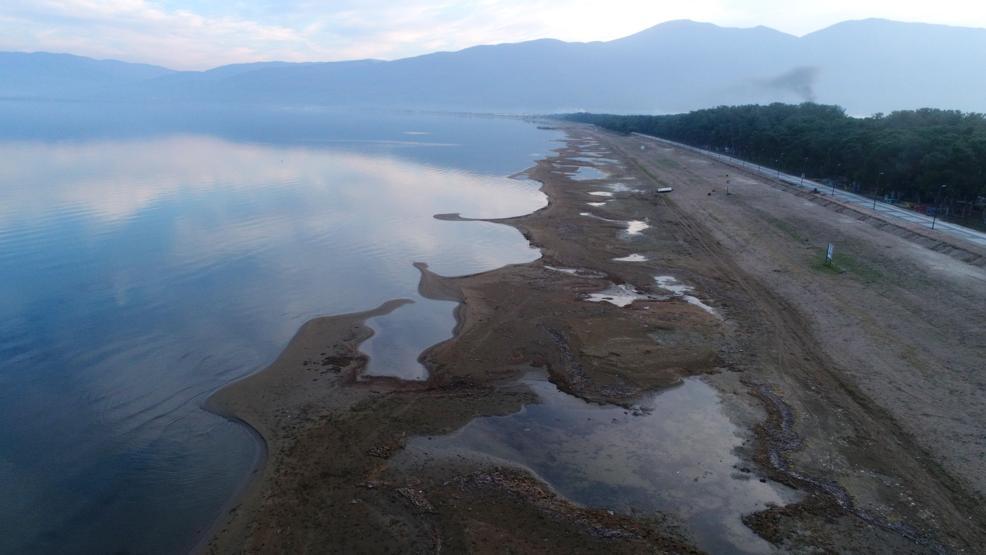 Gölbaşı’nın ardından İznik Gölünü de kuraklık vurdu