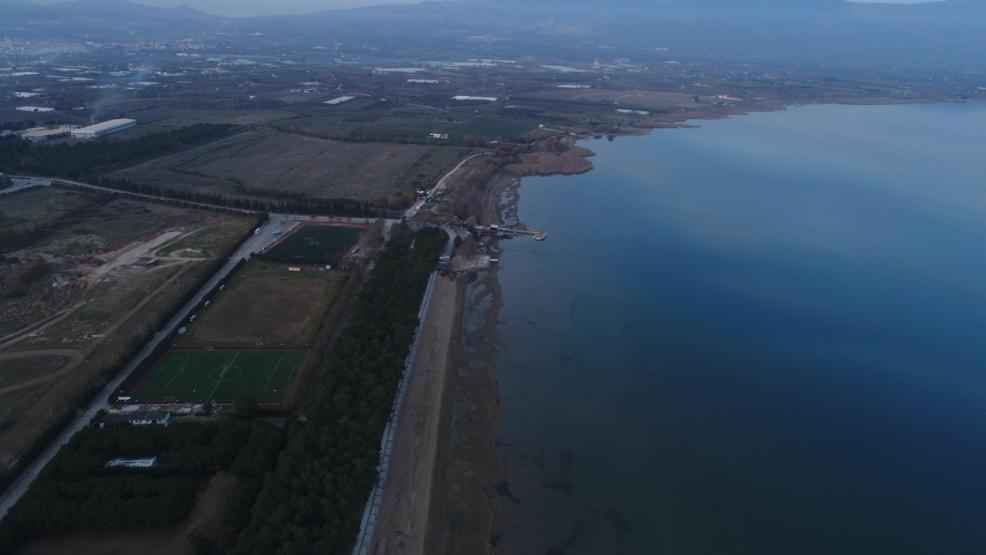 Gölbaşı’nın ardından İznik Gölünü de kuraklık vurdu