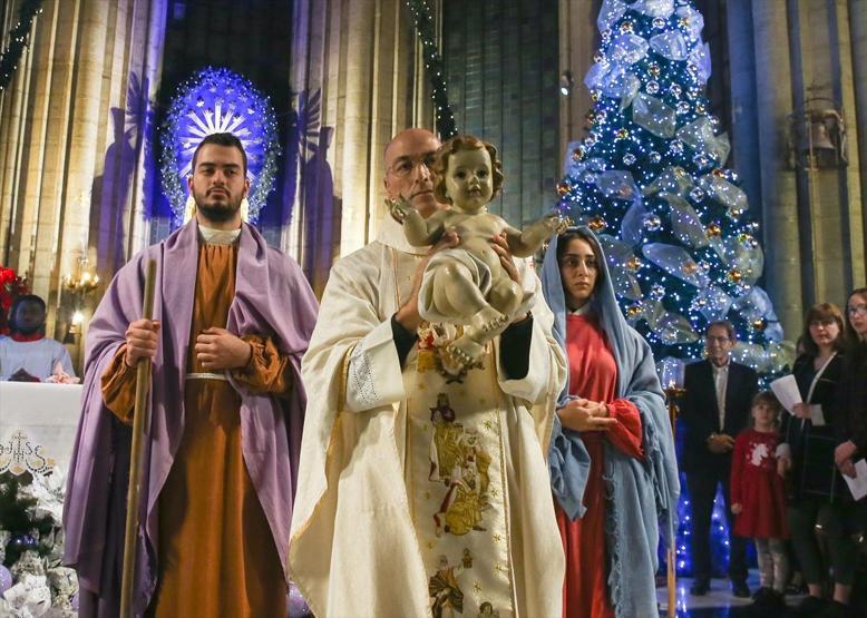 Beyoğlunda Noel ayini düzenlendi