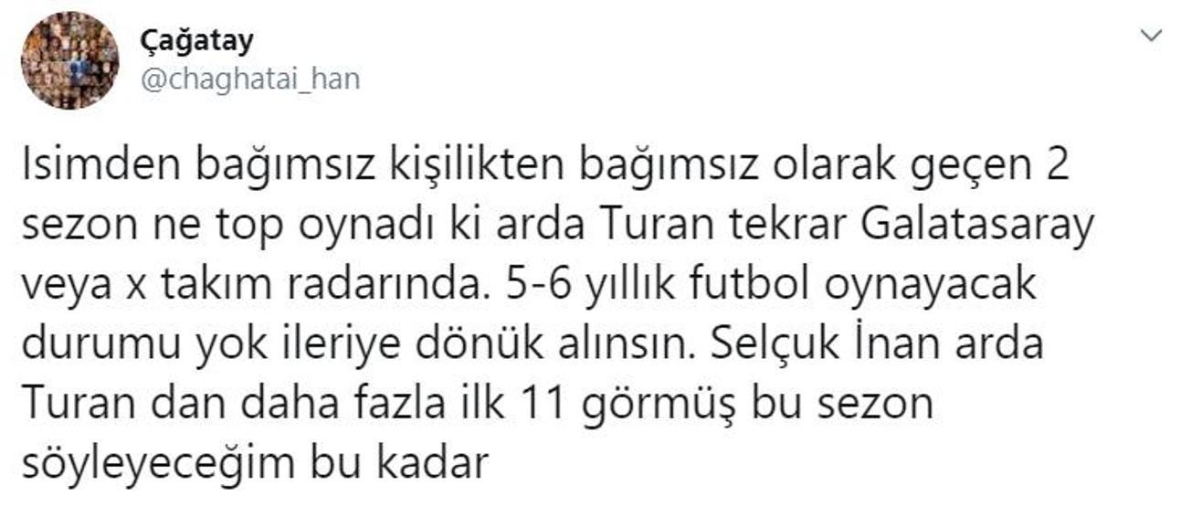 Arda Turan göz kırptı