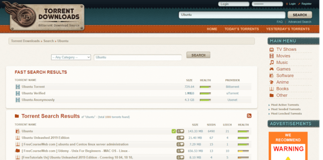 2019’un en iyi Torrent siteleri - Torrent siteleri nedir- 2020 devam eden torrent oyun siteleri