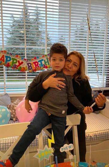 Pelin Karahandan oğluna doğum günü... Ali Demir 5 oldu