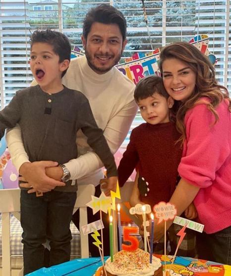 Pelin Karahandan oğluna doğum günü... Ali Demir 5 oldu