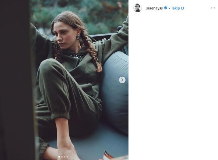 Serenay Sarıkayadan 2020 pozu