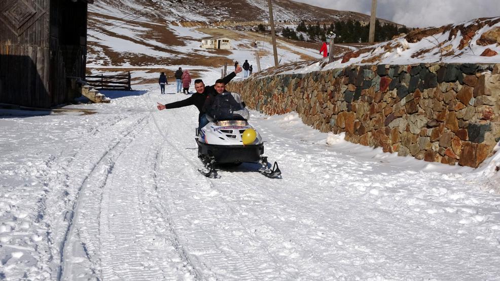 Zigana Dağında kayak yapacak kar yok