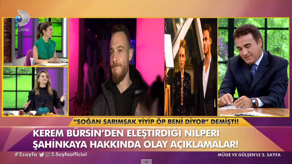 Kerem Bürsin ve Nilperi Şahinkaya’nın dürüm barışı